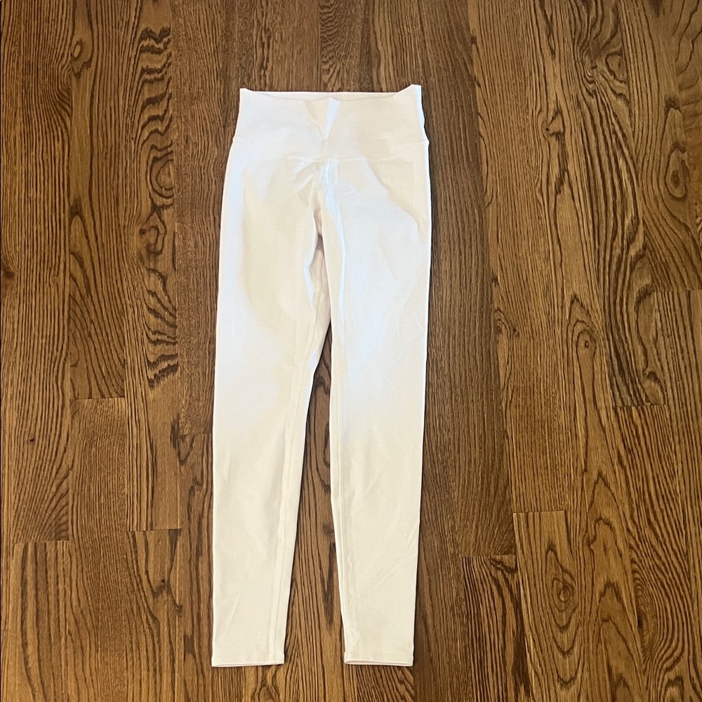 ALO Yoga Off-White High-Waisted Leggings